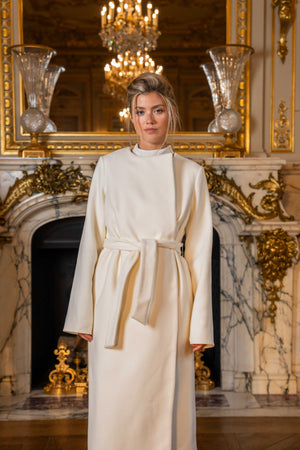 
                  
                    Le Manteau Colette en double cachemire Loro Piana
                  
                