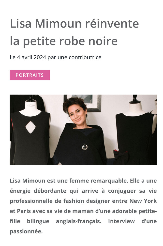 Interview of Lisa Mimoun, founder and designer for Maison Emilie Marcelle